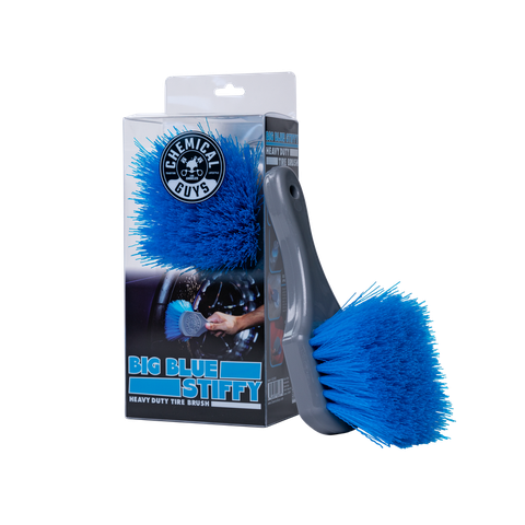 STIFFY BLUE BRUSH (ACCG05) Medium & Heavy- Bàn chải xanh biển vệ sinh thảm, lốp xe