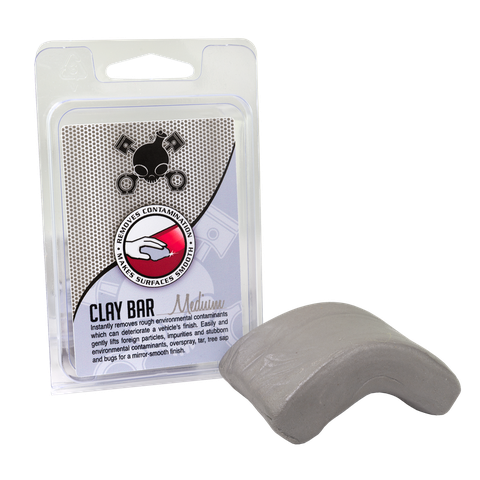 Đất sét vệ sinh bề mặt loại trung bình (xám) Chemical Guys Clay Bar Gray - 100g
