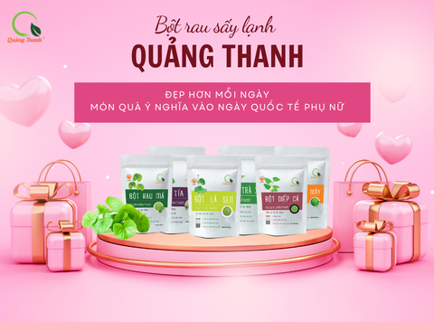 💌Đẹp hơn mỗi ngày - Món quà ý nghĩa vào ngày Quốc tế Phụ nữ! Chăm sóc bản thân với những ly bột rau dinh dưỡng