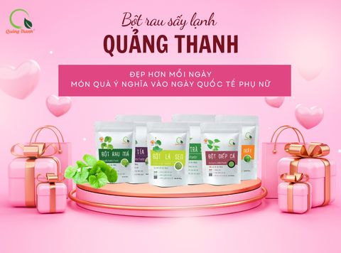 💌Đẹp hơn mỗi ngày - Món quà ý nghĩa vào ngày Quốc tế Phụ nữ! Chăm sóc bản thân với những ly bột rau dinh dưỡng