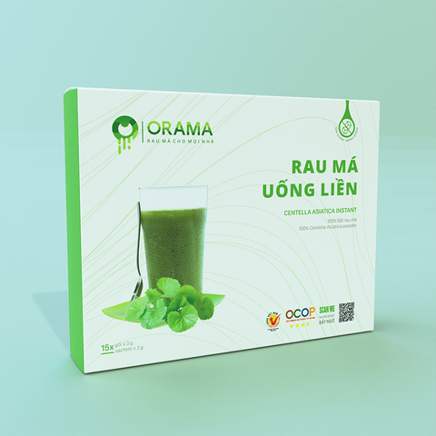 Rau Má Uống Liền Không Đường - Hộp 15 Gói - FREESHIP ĐƠN TỪ 495k