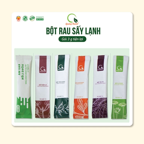 VỈ TRẢI NGHIỆM 6 LOẠI BỘT RAU SẤY LẠNH