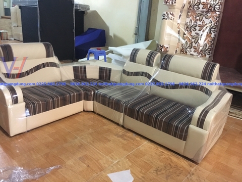 Sofa da mặt nỉ: DGN-211