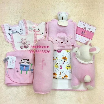 Set Đồ Sơ Sinh bé Gái