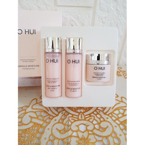 Bộ dưỡng da Ohui miracle moisture mini 3 sản phẩm - ohui hồng 3sp mini