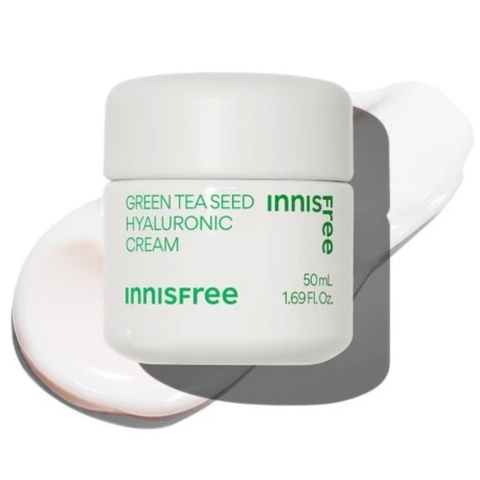 Kem Dưỡng Da Chiết Xuất Trà Xanh innisfree / innisfree Green Tea Hyaluronic Cream 50ml (2023 AD)