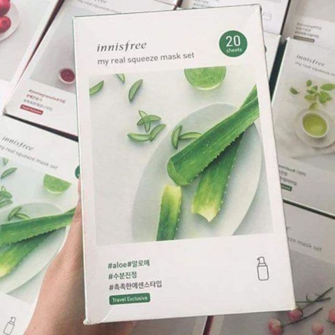 Mặt nạ lô hội Innisfree mẫu mới