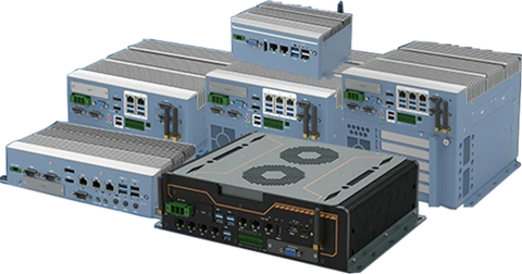 Máy tính nhúng công nghiệp không quạt dạng Din-Rail, Mini, Box PC