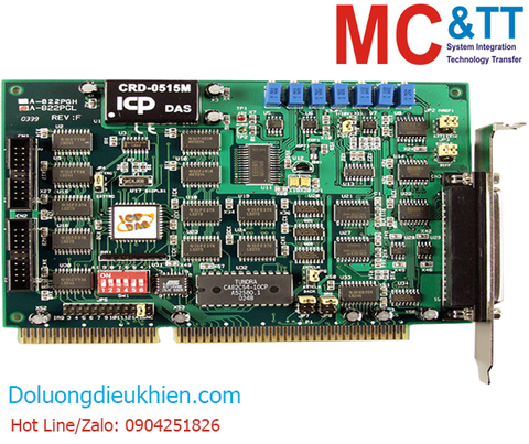 Card ISA 16 kênh AI 12 bits, 125 kS/ + 2 kênh AO + 16 kênh DI/DO + 1 kênh Timer/Counter/Frequency ICP DAS A-822PGL CR