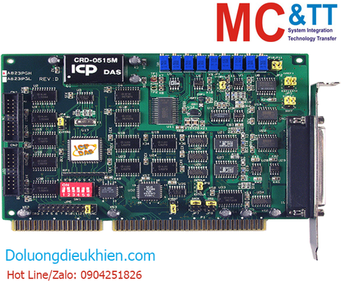 Card ISA 16 kênh AI 12 bits, 125 kS/ + 2 kênh AO + 16 kênh DI/DO + 1 kênh Timer/Counter/Frequency ICP DAS A-823PGH CR