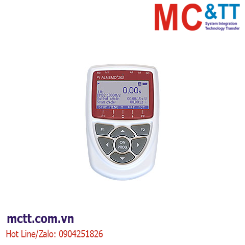 Bộ hiển thị cầm tay và lưu trữ dữ liệu (Datalogger) cho cảm biến đo Momen, Lực, Load Cell, Strain Gauge Lorenz AL202