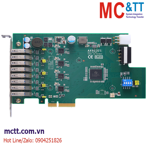 Card PCI Express x4 4/8 cổng USB 3.0 Axiomtek AX92321