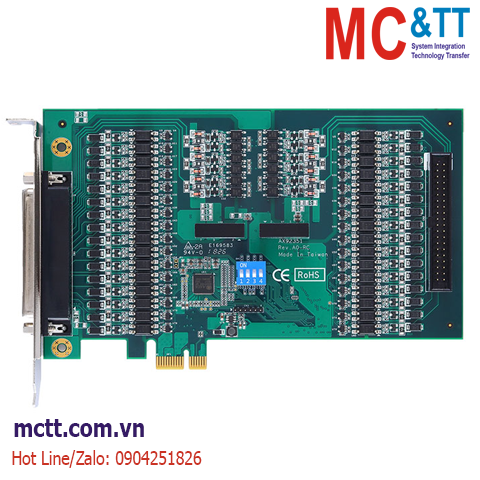 Card PCI Express x1 32/64 kênh đầu ra số I/O AX92351