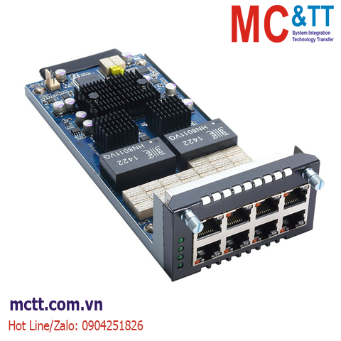 Module 8 cổng Gigabit Ethernet với Intel® I350-AM4 Axiomtek AX93316