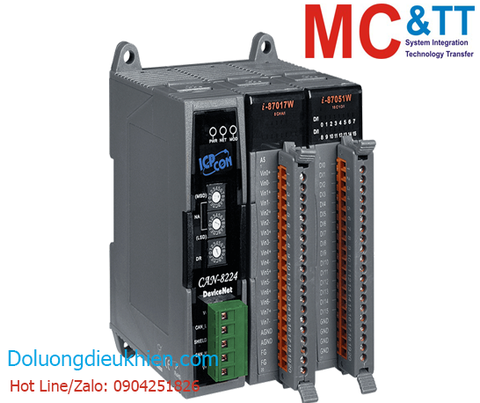 Module DeviceNet 2 khe cắm module I/O ICP DAS CAN-8224-G CR