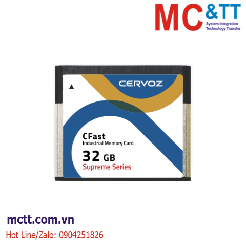 Card CFast công nghiệp 8GB, 16GB, 32GB SLC Cervoz S350