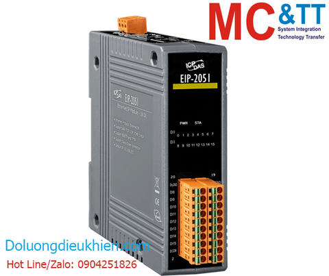 Module EtherNet/IP 16 kênh vào số DI ICP DAS EIP-2051 CR