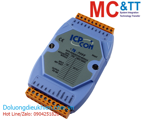 Module RS-485 DCON 8 kênh đầu vào số DI AC/DC ICP DAS I-7058-G CR