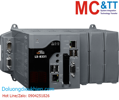 Bộ lập trình nhúng Linux PAC với CPU x86 + 3 slot module I/O ICP DAS LX-8331 CR