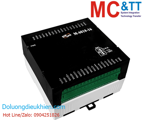 Module RS-485 Modbus RTU 16 đầu vào tương tự AI ICP DAS M-6018-16 CR