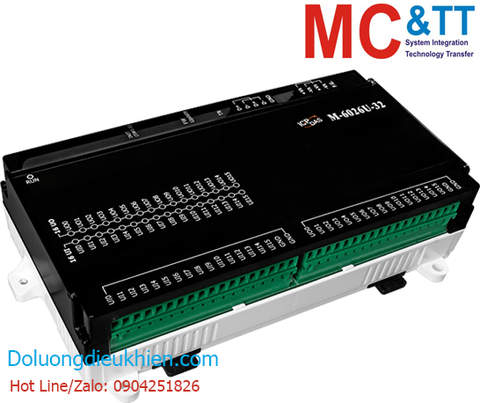 Module RS-485 Modbus RTU 16 đầu vào AI + 16 đầu ra AO ICP DAS M-6026U-32 CR