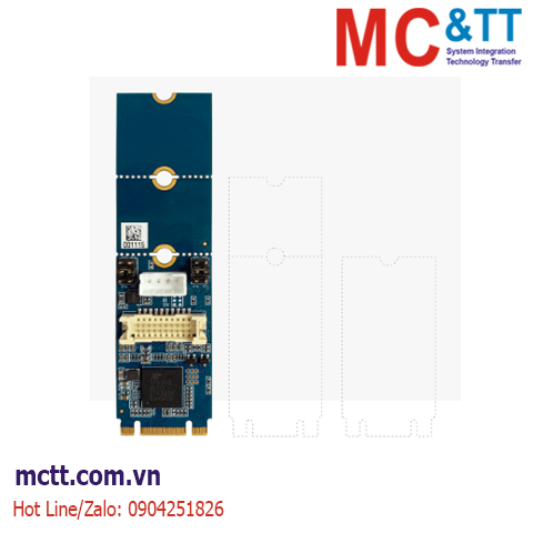 Card M.2 Pcie 2 cổng COM RS-232 Cervoz MEC-COM-2012