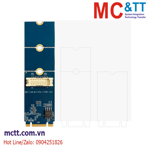 Card M.2 Pcie 1 cổng Gigabit Ethernet Cervoz MEC-LAN-2001i-S