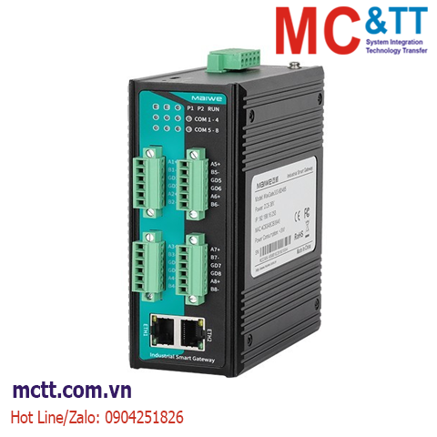 Bộ chuyển đổi Modbus Gateway 8 cổng RS-485 sang Ethernet Maiwe Mgate3208-8D485
