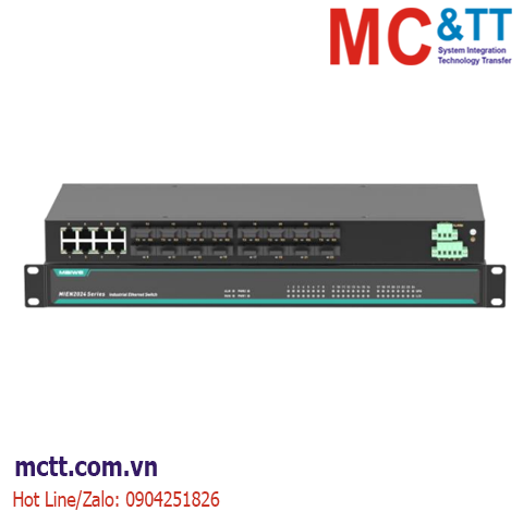 Switch công nghiệp 16 cổng quang + 8 cổng Ethernet Maiwe MIEN2024-16F