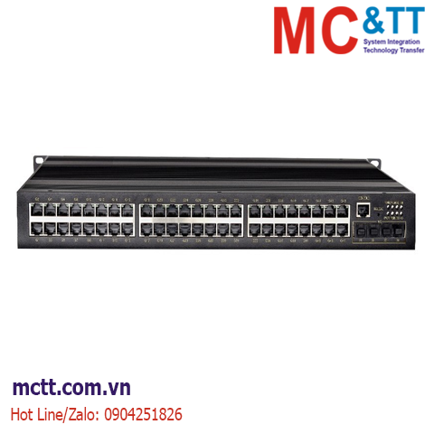 Switch công nghiệp Layer 3 với 4 cổng 10Gb SFP+ + 48 cổng Gigabit Ethernet Maiwe MISCOM8052GX-4XGF-48GT