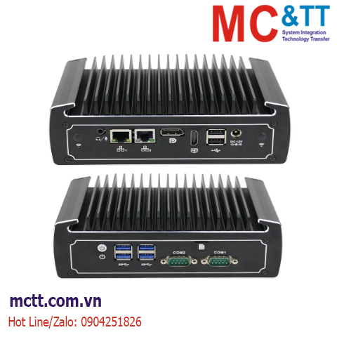 Máy tính công nghiệp không quạt Iwill N3022-i7-10810U (i7-10810U, 2*LAN, 6*USB, 2*COM, DP, HDMI, Audio)
