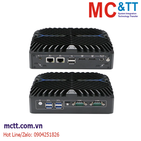 Máy tính công nghiệp không quạt Iwill N3222-i7-1255U (i7 1255U, 2*LAN, 6*USB, 2*COM, HDMI, Audio)