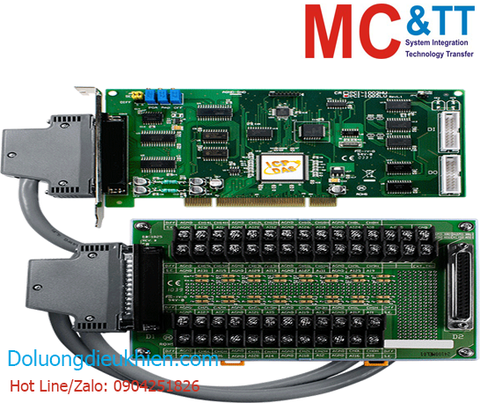 Card PCI 32 kênh AI 12 bits 110 kS/s + 2 kênh AO + 16 kênh DI/DO + 3 kênh Timer/Counter/Frequency ICP DAS PCI-1002LU/S CR
