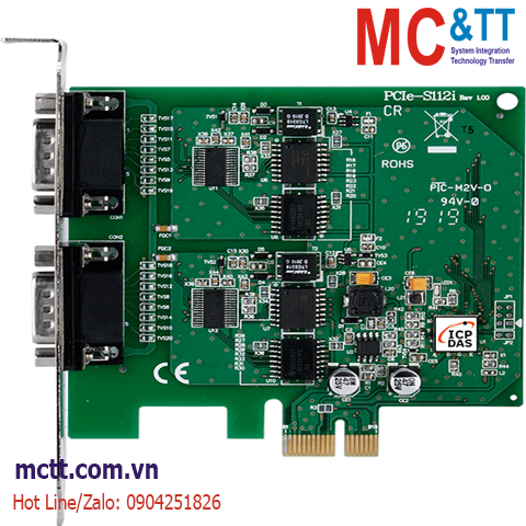 Card PCI Express 2 cổng RS-232 ICP DAS PCIe-S112i CR