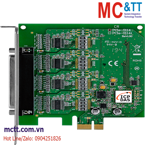 Card PCI Express 4 cổng RS-232 ICP DAS PCIe-S114 CR