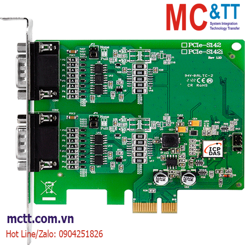 Card PCI Express 2 cổng RS-422/485 ICP DAS PCIe-S142 CR