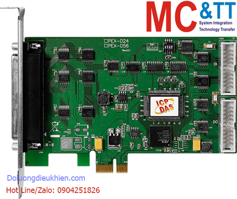 Card PCI Express 56 kênh vào/ra số DIO ICP DAS PEX-D56 CR