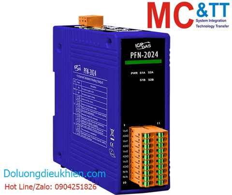 Module Profinet 4 kênh đầu ra tương tự cách ly ICP DAS PFN-2024 CR