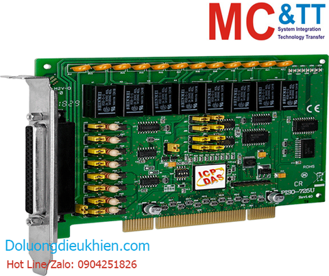 Card PCI 8 kênh vào số DI + 8 kênh đầu ra Relay ICP DAS PISO-725U CR