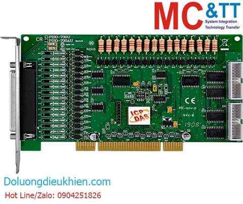 Card PCI 32 kênh đầu vào số DI + 32 kênh đầu ra số DO ICP DAS PISO-730U-5V CR