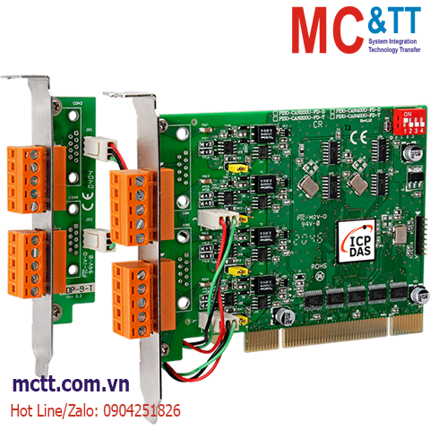 Card PCI 4 cổng CAN FD ICP DAS PISO-CAN400U-FD-T CR