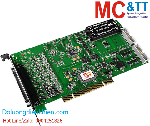 Card PCI 4 kênh đầu ra tương tự AO + 16 kênh vào/ra số DIO 5V/TTL + 3 kênh Timer/Counter/Frequency ICP DAS PISO-DA4U CR