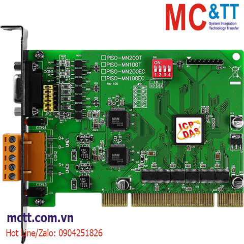 Card PCI Dual-line Motionnet Master ICP DAS PISO-MN200T CR