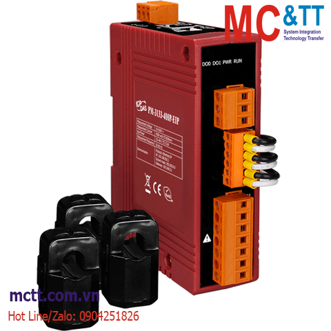 Thiết bị đo điện thông minh 3 pha 400A EtherNet/IP ICP DAS PM-3133-400P-EIP CR