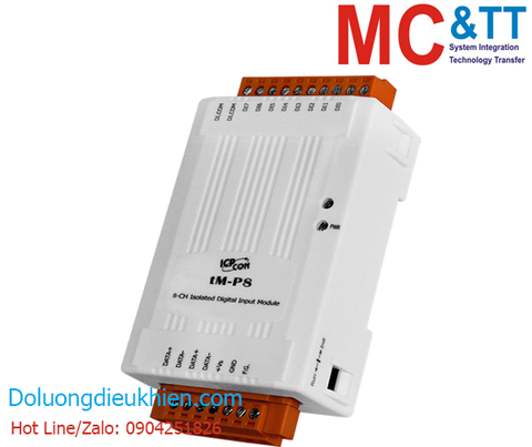 Module RS-485 Modbus RTU 8 kênh đầu vào số DI ICP DAS tM-P8 CR