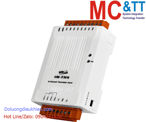 Module RS-485 Modbus RTU 8 kênh đầu vào nhiệt (Thermistor) ICP DAS tM-TH8 CR