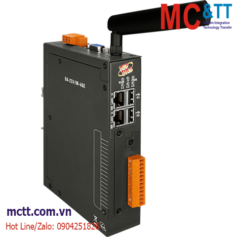 Bộ truyền thông IoT Gateway (IIoT Communication Server) + LTE (4G) ICP DAS UA-2241MX-4GE CR