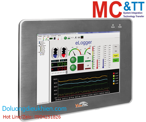 Màn hình cảm ứng lập trình nhúng InduSoft (300 tags) ViewPAC 10.4 inch CPU Cortex-A8+ WinCE 7.0 ICP DAS VP-4239-CE7 CR