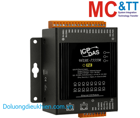 Module lập trình nhúng Wise IoT 8 kênh DI + 8 kênh DO ICP DAS WISE-7555M CR