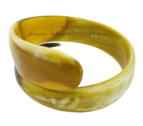 Horn bangle bracelet